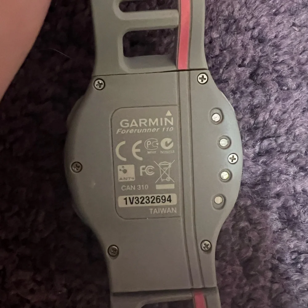 Garmin Forerunner 110 GPS Watch with Charger and HR Monitor Strap